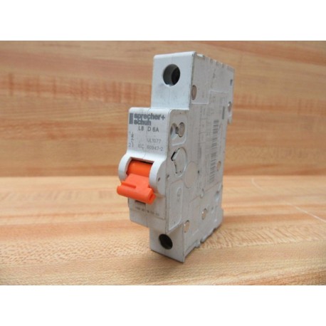 Sprecher + Schuh L8-61D Circuit Breaker 6 Amp L861D - Used