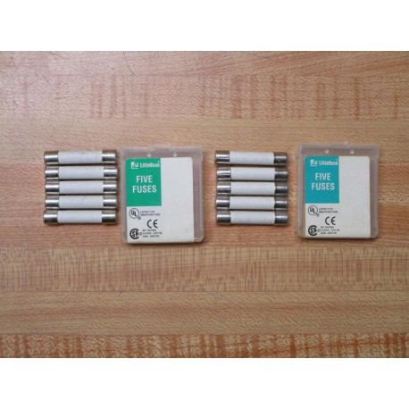 Littelfuse 3AB-5A Fuse 3AB5A 314, White (Pack of 10)