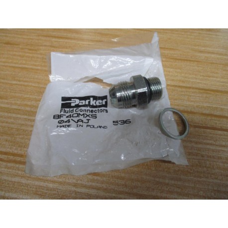 Parker 8F4OMXS 37° Flare, Tube x BSPP Fitting