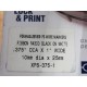 Brady XPS-375-1 Labeling Cartridge XPS3751 (Pack of 100)