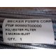 Becker Pumps 90989700000 Polyester Filter 5 Micron Element