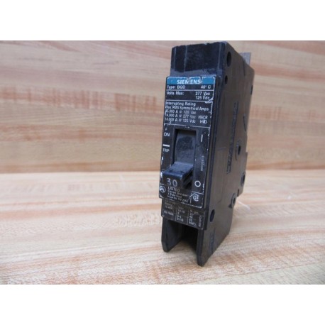 Siemens BQD130 Circuit Breaker 30 Amp - Used