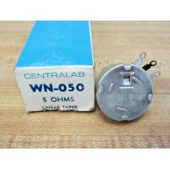 Centralab WN-050 Potentiometer WN050 5 Ohms 5W