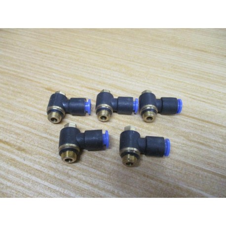 SMC KQV06-U01 Universal Male Elbow KQV06U01 (Pack of 5) - New No Box