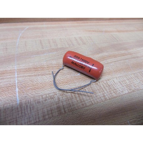 Mallory PVC16133-10% Capacitor PVC1613310 Orange - New No Box