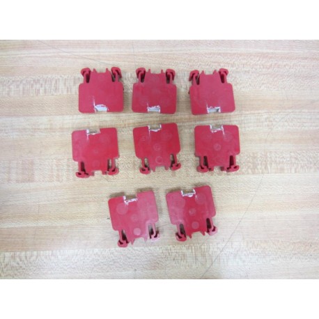 EMM EA 1 Terminal Blocks EA1 Red (Pack of 9) - New No Box