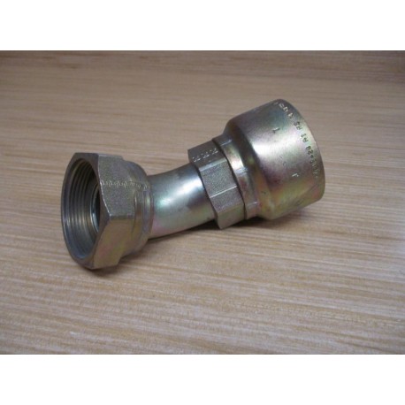 Parker 1J743-24-24 Crimp Style 45° Hose Fitting