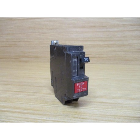 General Electric THQB-GFCI 20A Circuit Breaker THQBGFCI GE - Used