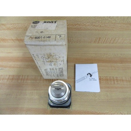 Allen Bradley 800T-E14 Selector Switch 800TE14 W800T-XA (2)