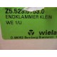 Wieland Electric Z5.523.5753.0 Universal End Clamp WE 1U (Pack of 45)