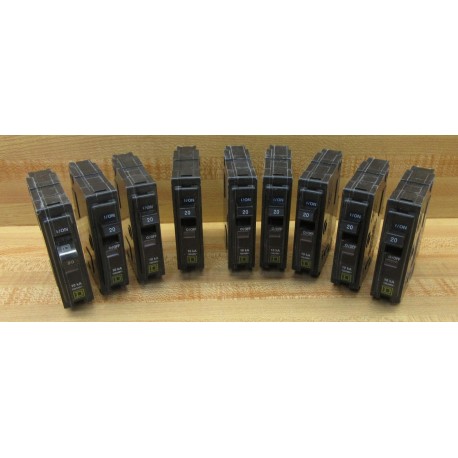 Square D QO-120 Circuit Breaker (Pack of 9) - Used