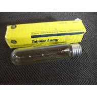 General Electric 40T10 GE GE 120V 40 WATT TUBULAR CLEAR BULB