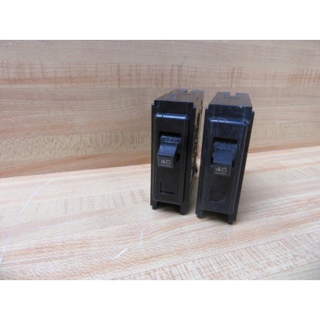 Westinghouse QNPL 1040 Circuit Breaker 40 Amp QNPL1040 (Pack of 2) - Used