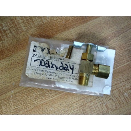 Valco Melton 702XX224 Brass Air Shut-Off Valve