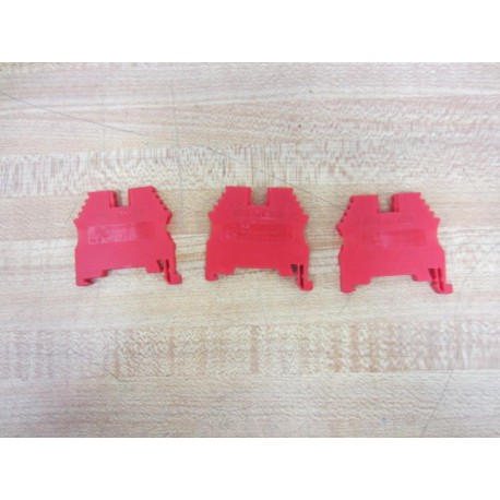 IMO ER-2,5 ER2.5 ER25 Terminal Block Red (Pack of 3) - New No Box