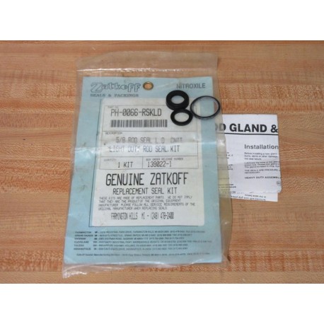 Zatkoff PH-0066-RSKLD Rod Seal Kit PH0066RSKLD