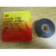 3M 130C Scotch Linerless Rubber Splicing Tape 1" - Used