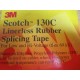 3M 130C Scotch Linerless Rubber Splicing Tape 1" - Used