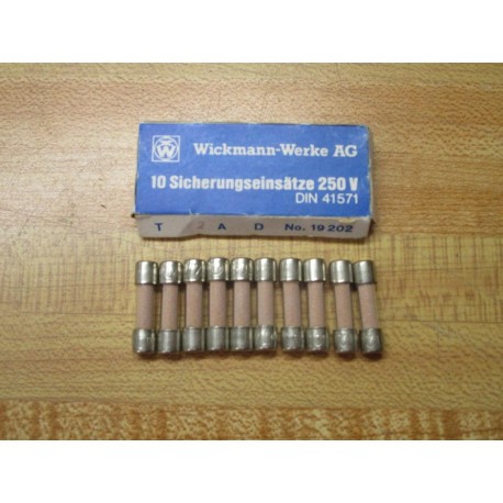 Wickmann-Werke 19202-2A Littelfuse Fuse T2250D (Pack of 10)