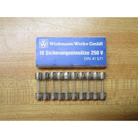 Wickmann-Werke 19202-1.25A Littelfuse Fuse T1.25250B Wirewound (Pack of 10)