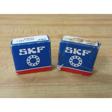 SKF 6201-2RS1C3HT Ball Bearing 62012RS1C3HT (Pack of 2)