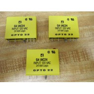 Opto 22 G4 IAC24 Input Module G4IAC24 (Pack of 3) - Used