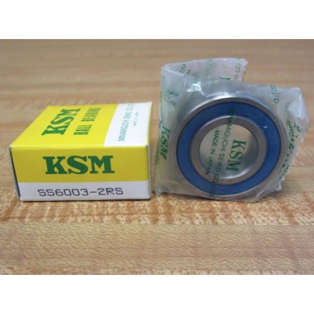 KSM SS6003-2RS Ball Bearing SS60032RS