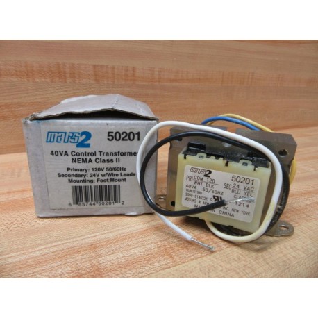 Mars 2 50201 Control Transformer 40VA