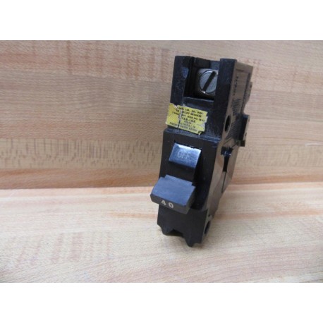 Federal Pacific NB140 Circuit Breaker 40 Amp - Used