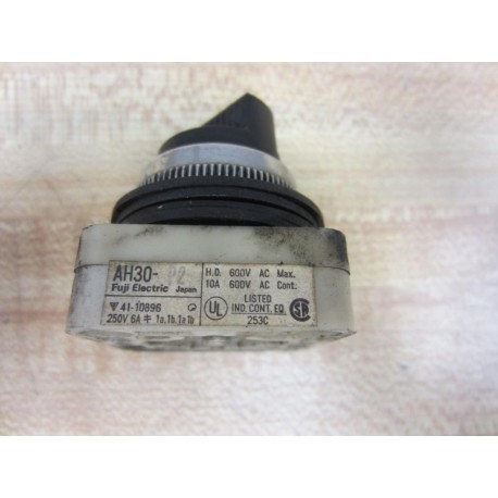 Fuji Electric AH30-P2 Selector Switch AH30P2 (Pack of 3) - Used