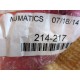 Numatics 214-217 Pressure Gauge 214217 (Pack of 3) - New No Box