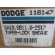 Dodge 6A10.6B11.0-2517 Taper-Lock Sheave 6A106B1102517