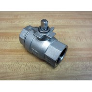 Sharpe Valves CF8M 1" Ball Valve WO Handle - New No Box