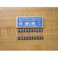 ELU 179120-3.15A Siba Fuse T3.15AL250V Fine Wire Element (Pack of 10)