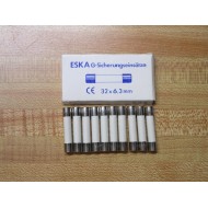 ESKA 632.000 Fuse F6.3H500V White (Pack of 10)