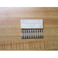 Wickmann 19202-6.3A Littelfuse Fuse T6.3250V (Pack of 10)