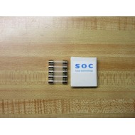 SOC SL4-250V-125mA Fuse SL4-125mA Fine Wire Element (Pack of 5)