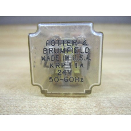 Potter & Brumfield KRP-11A 24V Relay KRP11A Obsolete - Used