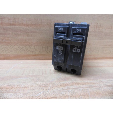 General Electric THQB215 Circuit Breaker 2 Pole 15A GE - Used