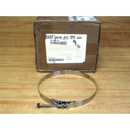 Norma 03630018207 SS T-Bolt Clamp TB 800 SS (Pack of 10)