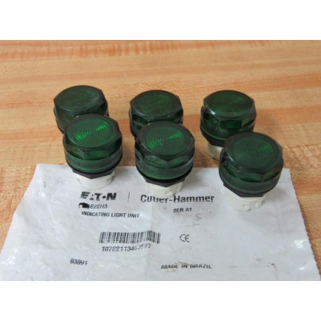 Cutler Hammer E22H3 Eaton Indicating Light Unit (Pack of 6)