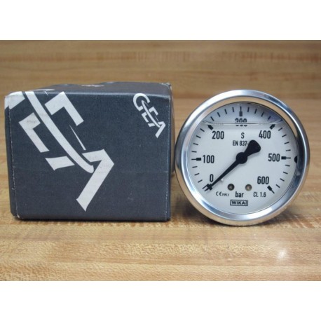 Wika 0001-0277-600 Wet Pressure Gauge 00010277600