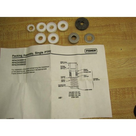 Fisher D101561X012 Packing Assy RPACKX00012 - New No Box