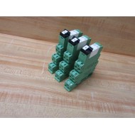 Phoenix Contact PLC-BSC-24DC21-21 Terminal Block 2967015 WRelay 29 61 192 (Pack of 3) - Used