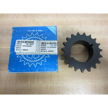 Martin 40BTB19 Sprocket Tapered 1210