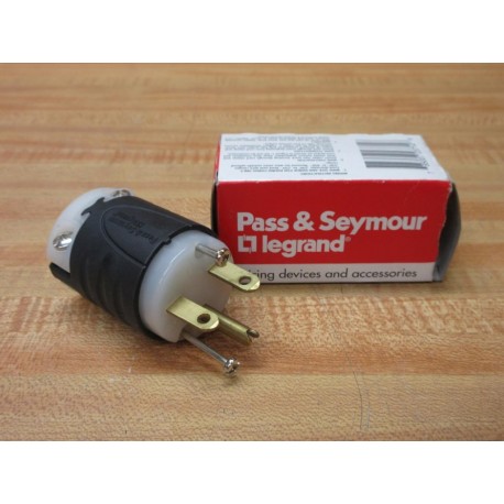 Pass & Seymour PS5666-X Legrand Straight Blade Plug PS5666X