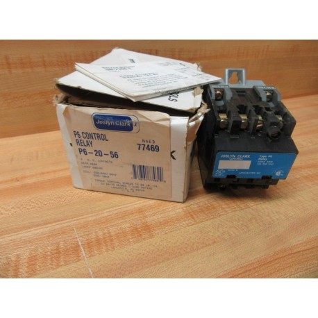 Joslyn Clark P6-20-56 P6 Control Relay P62056