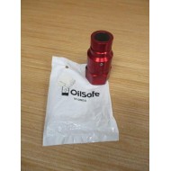 OilSafe M12RED Color Coded Quick Disconnect
