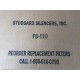 Stoddard F8-110 Air Filter F8110