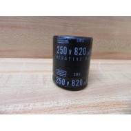 Nippon Chemi-Con SMG Capacitor 820µF 250V UF - Used